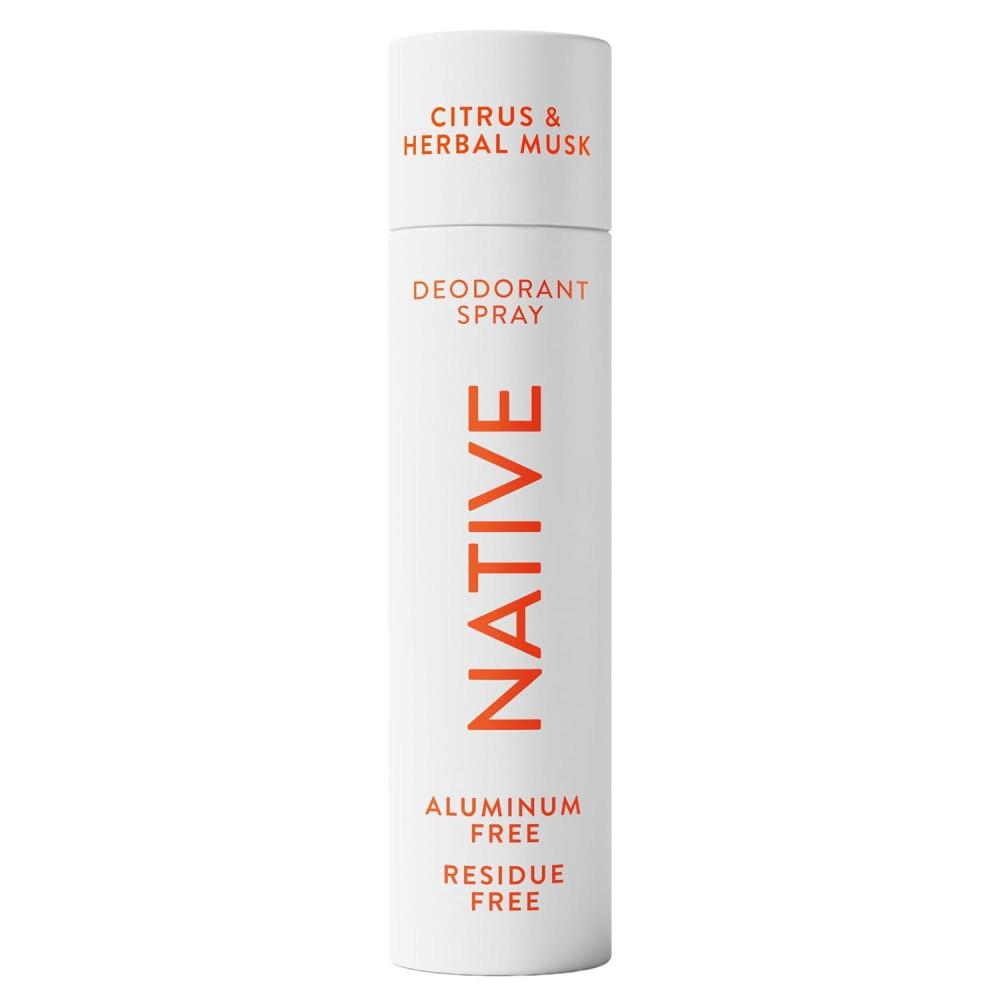 imageNative AluminumFree Deodorant amp Body Spray Contains Naturally Derived Ingredients  for Women amp Men Sweet Peach amp Nectar 265 ozCitrus  Herbal Musk