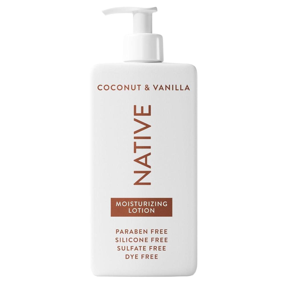 imageNative Body Lotion Contains Naturally Derived PlantBased Moisturizers for Women and Men  Restores Dry Skin Coconut amp Vanilla 165 fl ozCoconut  Vanilla