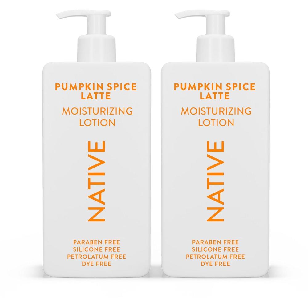 imageNative Body Lotion Contains Naturally Derived PlantBased Moisturizers for Women and Men  Restores Dry Skin Coconut amp Vanilla 165 fl ozPumpkin Spice Latte