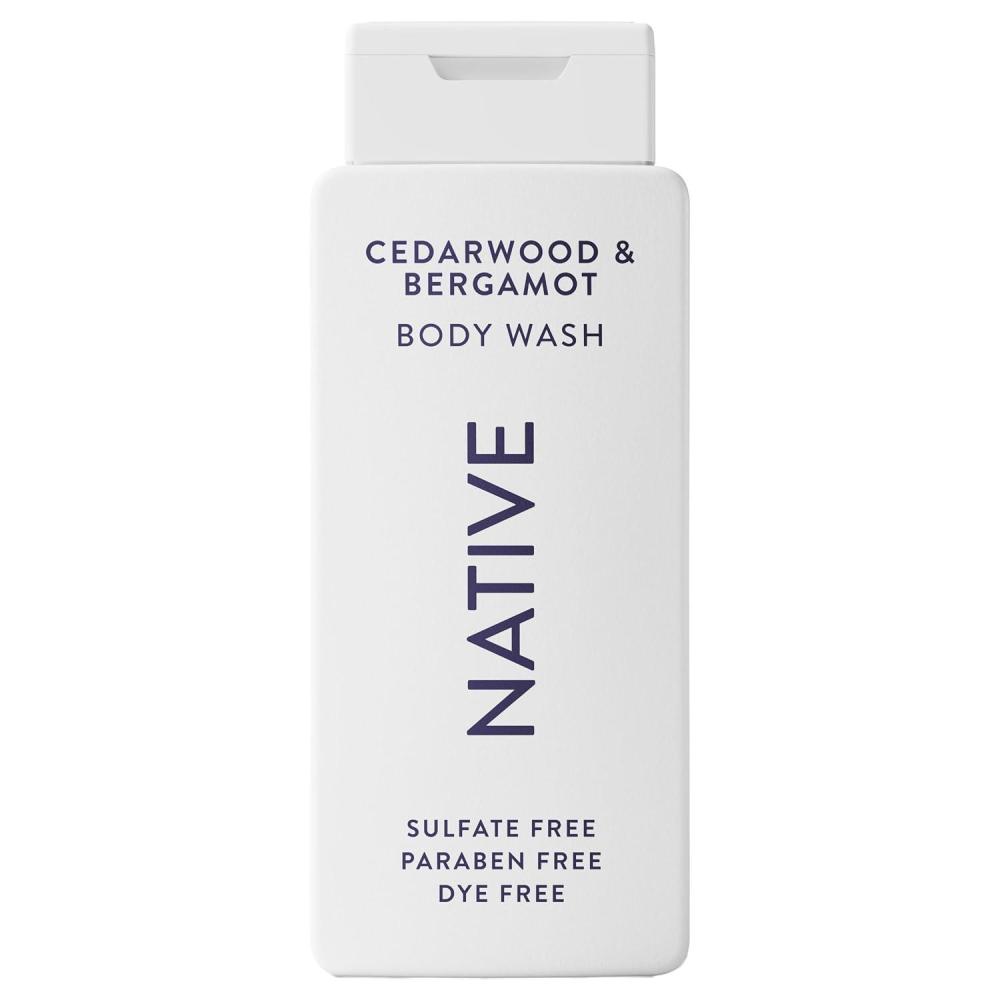 imageNative Body Wash Contains Naturally Derived Ingredients  For Women amp Men Sulfate Paraben amp Dye Free Leaving Skin Soft and Hydrating  Sea Salt amp Cedar 18 ozCedarwood  Beramont