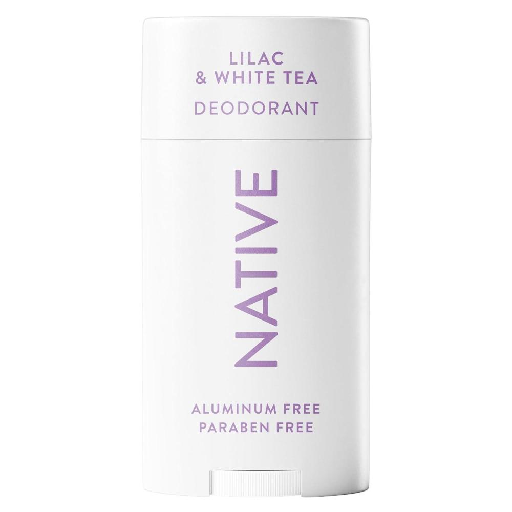 imageNative Deodorant Contains Naturally Derived Ingredients 72 Hour Odor Control  Seasonal Scents for Women and Men Aluminum Free with Baking Soda Coconut Oil and Shea Butter  Lilac amp White Tea