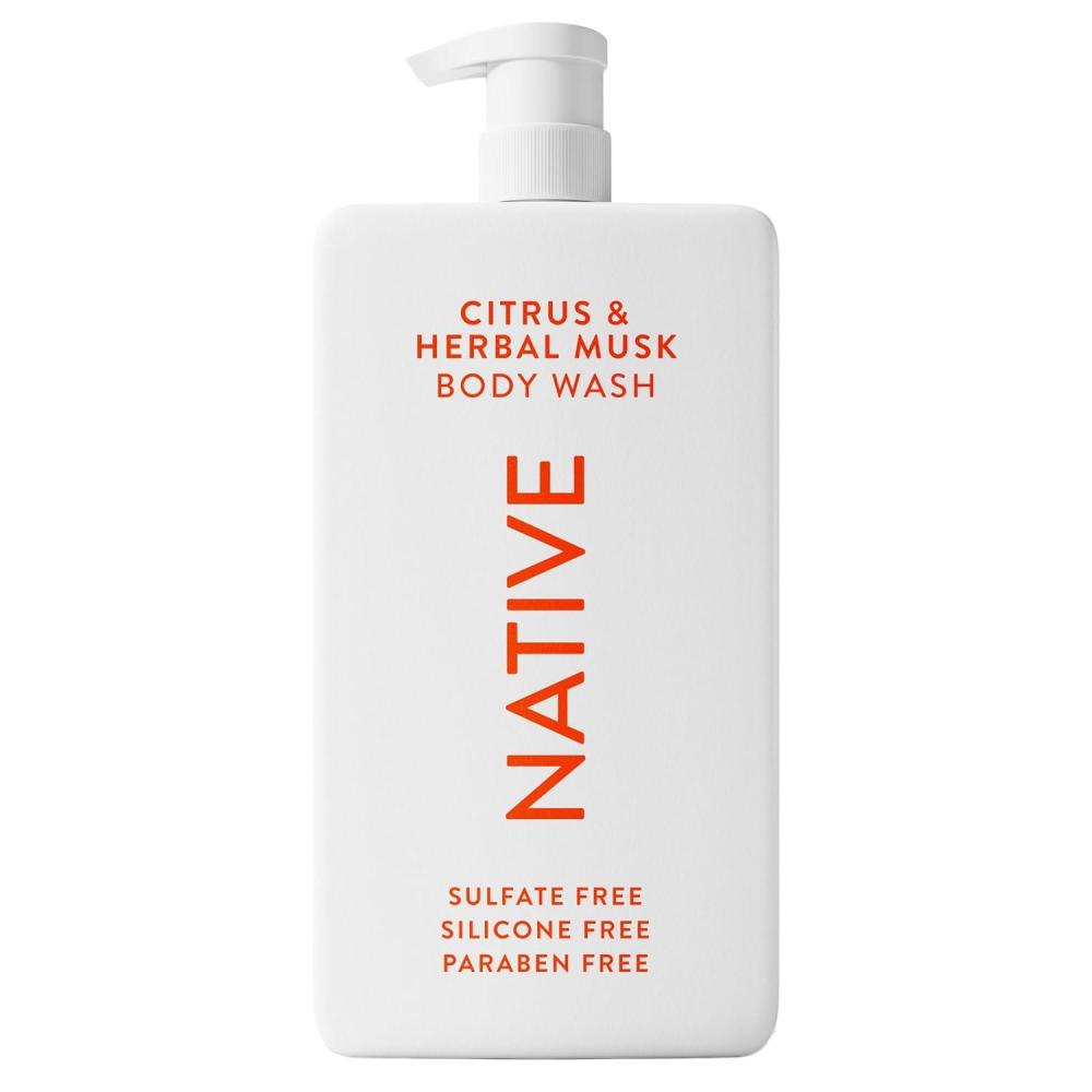 imageNative Sulfate Free Body Wash Contains Naturally Derived Ingredients  for Women amp Men Sea Salt amp Cedar 36 ozCitrus  Herbal Musk