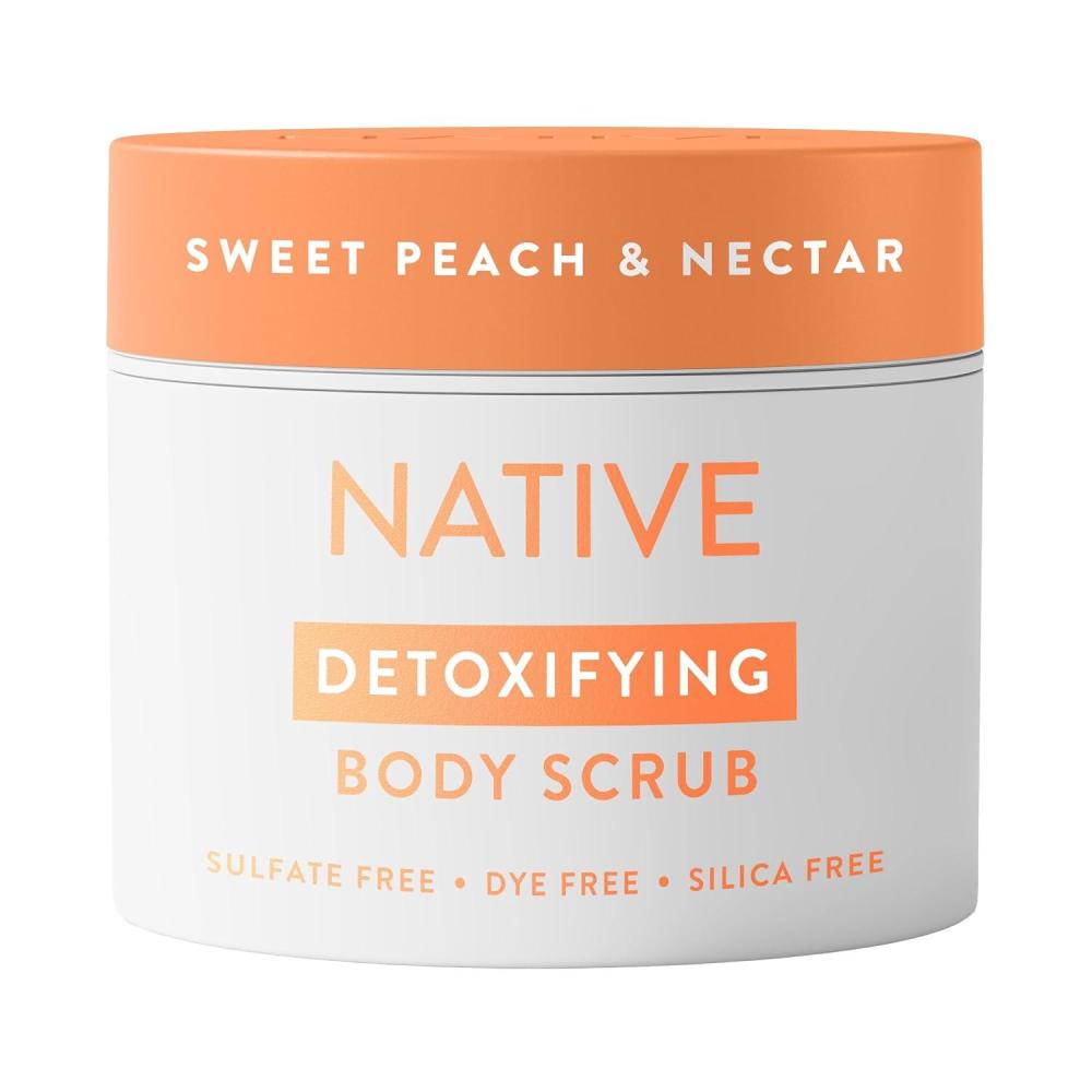 imageNative Sweet Peach amp Nectar Detoxifying Body Scrub 12 oz