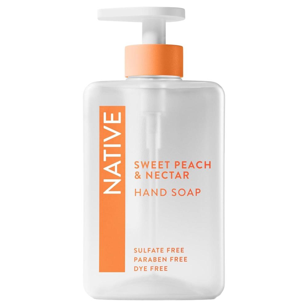 imageNative Sweet Peach amp Nectar Liquid Hand Soap 13 fl oz