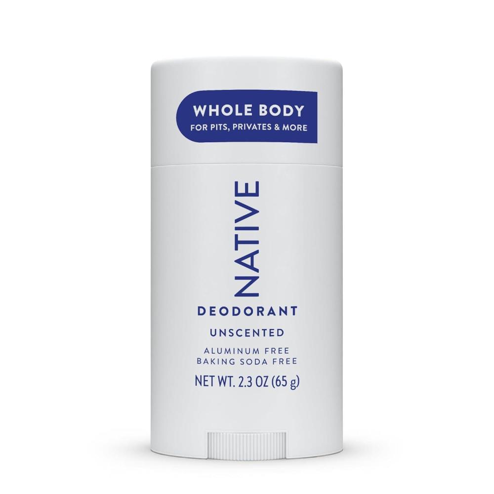 imageNative Whole Body Deodorant Stick Contains Naturally Derived Ingredients Deodorant for Men and Women  72 Hour Odor Protection Aluminum Free with Coconut Oil and Shea Butter  Lilac amp TeaUnscented