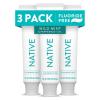 imageNative Fluoride Free Toothpaste Whitening  for Adult Kids 2 Oral Care  Wild Mint amp Peppermint Oil Flavor 41oz Pack of 3
