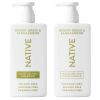 imageNative Shampoo and Conditioner Contain Naturally Derived Ingredients  All Hair Type Color amp Treated From Fine to Dry Damaged Sulfate amp Dye Free  Cucumber amp Mint 165 fl oz each 2 packDesert Grass  Sandalwood