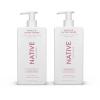 imageNative Shampoo and Conditioner Contain Naturally Derived Ingredients  All Hair Type Color amp Treated From Fine to Dry Damaged Sulfate amp Dye Free  Cucumber amp Mint 165 fl oz each 2 packVanilla  Cactus Flower