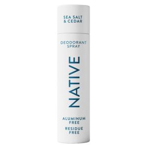 Native Aluminum-Free Deodorant & Body Spray Contains Naturally Derived Ingredients | for Women & Men| Sweet Peach & Nectar, 2.65 oz(Sea Salt & Cedar)