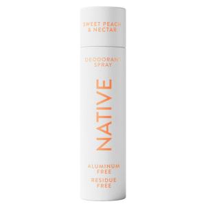 Native Aluminum-Free Deodorant & Body Spray Contains Naturally Derived Ingredients | for Women & Men| Sweet Peach & Nectar, 2.65 oz(Sweet Peach & Nectar)