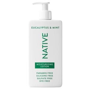Native Body Lotion Contains Naturally Derived Plant-Based Moisturizers for Women and Men | Restores Dry Skin, Coconut & Vanilla, 16.5 fl oz(Eucalyptus)