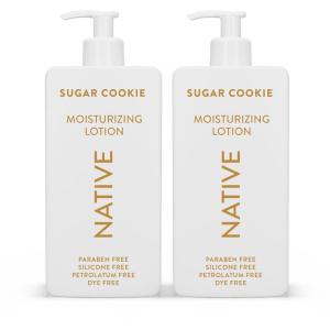 Native Body Lotion Contains Naturally Derived Plant-Based Moisturizers for Women and Men | Restores Dry Skin, Coconut & Vanilla, 16.5 fl oz(Sugar Cookie)