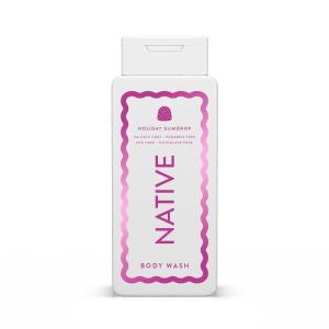 Native Body Wash, Holiday Edition, Holiday Gumdrop Scent, Contains Naturally Derived Ingredients | For Women & Men, Sulfate, Paraben, & Dye Free Leaving Skin Soft and Hydrated | 18 oz