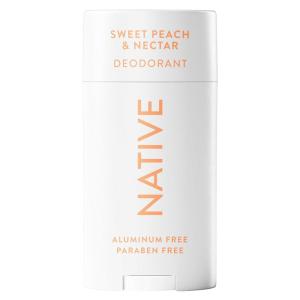 Native Deodorant | Natural Deodorant Seasonal Scents for Women and Men, Aluminum Free with Baking Soda, Probiotics, Coconut Oil and Shea Butter | Sweet Peach & Nectar