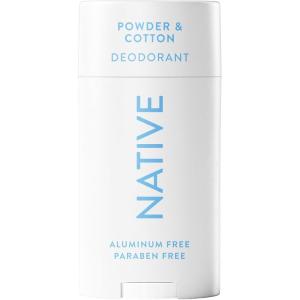 Native Deodorant | Natural Deodorant for Men, Aluminum Free with Baking Soda, Probiotics, Coconut Oil and Shea Butter | Powder & Cotton