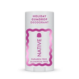 Native Deodorant, Holiday Edition, Holiday Gumdrop Scent, Contains Naturally Derived Ingredients, 72 Hour Odor Control | Deodorant for Women and Men, Aluminum Free with Baking Soda