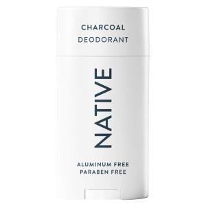 Native Deodorant,Unscented, Aluminum Free, Paraben Free, 2.65 OZ (75 g), Coconut Oil and Shea Butter(Charcoal)
