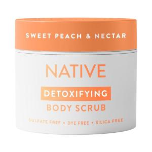 Native Sweet Peach & Nectar Detoxifying Body Scrub 12 oz