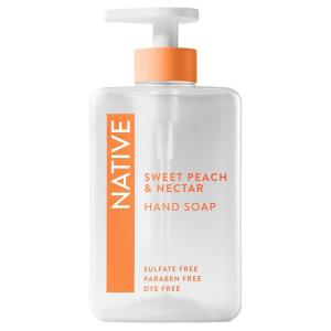 Native Sweet Peach & Nectar Liquid Hand Soap 13 fl oz