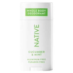 Native Whole Body Deodorant Stick Contains Naturally Derived Ingredients, Deodorant for Men and Women | 72 Hour Odor Protection, Aluminum Free with Coconut Oil and Shea Butter | Lilac & Tea(Cucumber & Mint)