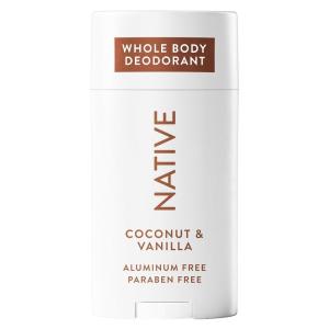 Native Whole Body Deodorant Stick Contains Naturally Derived Ingredients, Deodorant for Men and Women | 72 Hour Odor Protection, Aluminum Free with Coconut Oil and Shea Butter | Lilac & Tea(Coconut & Vanilla)