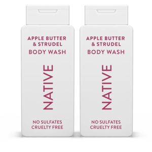 Native Body Wash & Moisturizing Lotion – Pumpkin Spice Latte – Naturally Derived Ingredients, Paraben-Free, Dye-Free Personal & Skin Care | Fall Seasonal Bundle (34.5 fl oz Total) – 2 Pk(Apple Butter & Strudel)