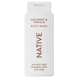 Native Body Wash Contains Naturally Derived Ingredients | For Women & Men, Sulfate, Paraben, & Dye Free Leaving Skin Soft and Hydrating | Grapefruit & Bergamot 18 oz(Coconut & Vanilla)