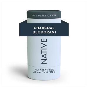 Native Plastic Free Deodorant Contains Naturally Derived Ingredients, 72 Hour Odor Control | Deodorant for Women & Men, Aluminum Free with Baking Soda, Coconut Oil and Shea Butter | Coconut & Vanilla(Charcoal)