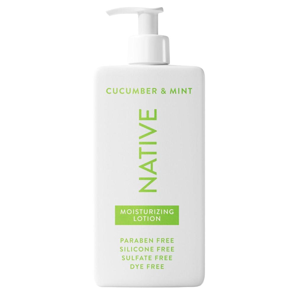 imageNative Body Lotion with Naturally Derived Ingredients  Autumn Air amp Amber  Silicone Paraben amp Dye Free Leaving Skin Soft and Hydrating  Fall Seasonal Scent Bundle 165 oz  2 PkCucumber  Mint