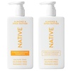 imageNative Desert Grass amp Sandalwood Shampoo and Conditioner Contain Naturally Derived Ingredients  All Hair Types Color amp Treated Fine to Dry Damaged Sulfate amp Dye Free  2PackAlmond  Shea Butter